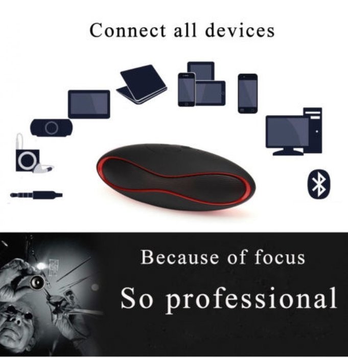 Ultra Portable Wireless Bluetooth Speaker , More Bass, Water Resistant, Perfect Speaker For Smartphone Tablet PC N9