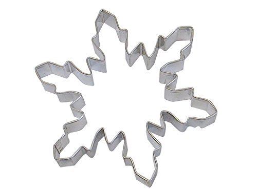 R&M Snowflake Wide 5" Cookie Cutter in Durable, Economical, Tinplated Steel