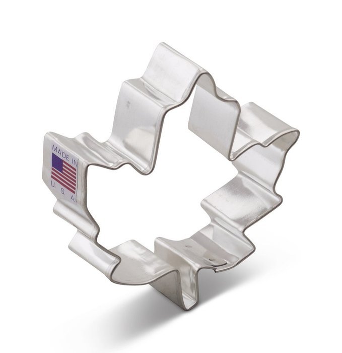 Ann Clark Maple Leaf Cookie Cutter - 3 Inches - Tin Plated Steel