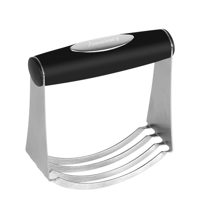 Stainless Steel Pastry Scraper & Dough Blender Set with Blades, PRO Multipurpose Bench Scraper/ Pizza Dough Cutter... N3
