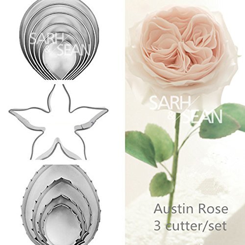 Anyana 11pcs/set Metal cookie cutters set big rose flower stainless steel tools Home Furnishing products kitchen...