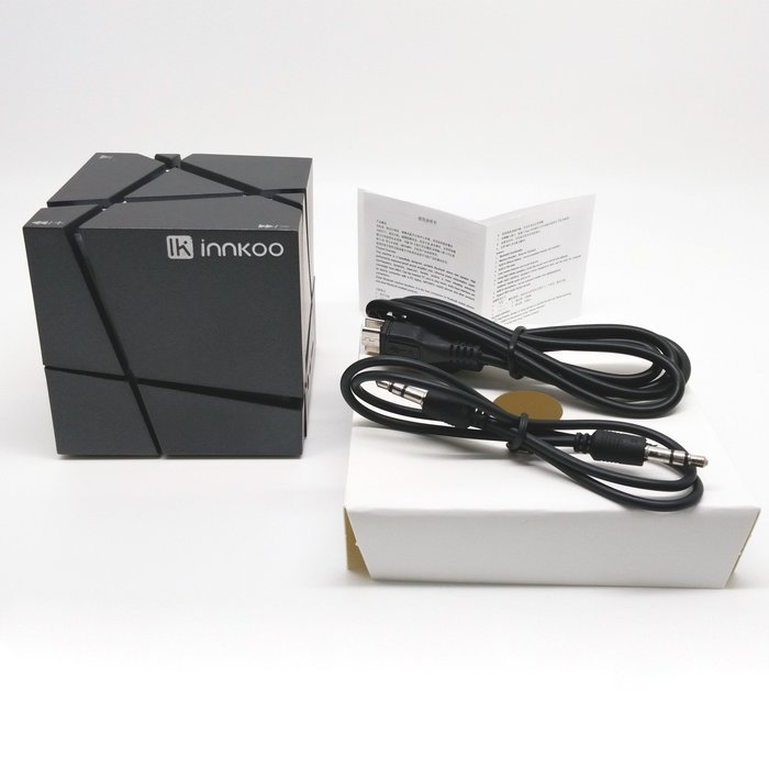 InnKoo CubicBox Bluetooth Speaker, Wireless Speaker, Portable Speaker, MP3 Speaker (Black) N5