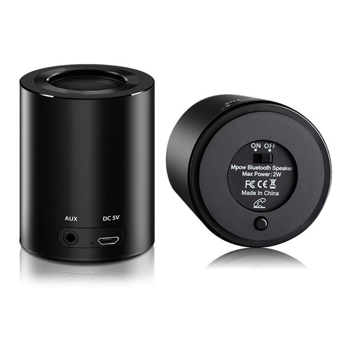 Mpow Cannon Portable Bluetooth 4.0 Stereo Speaker with Built-in Mic for Hands-free Calling and Enhanced Super... N4