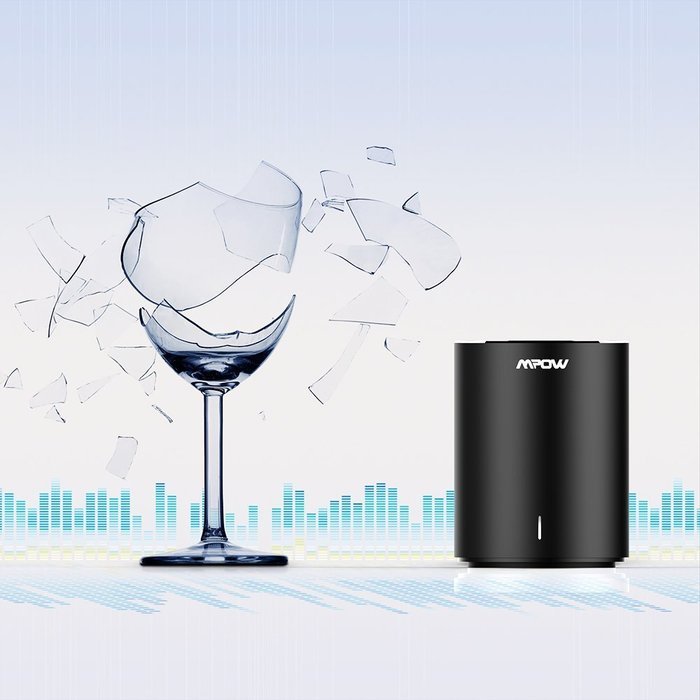 Mpow Cannon Portable Bluetooth 4.0 Stereo Speaker with Built-in Mic for Hands-free Calling and Enhanced Super... N7