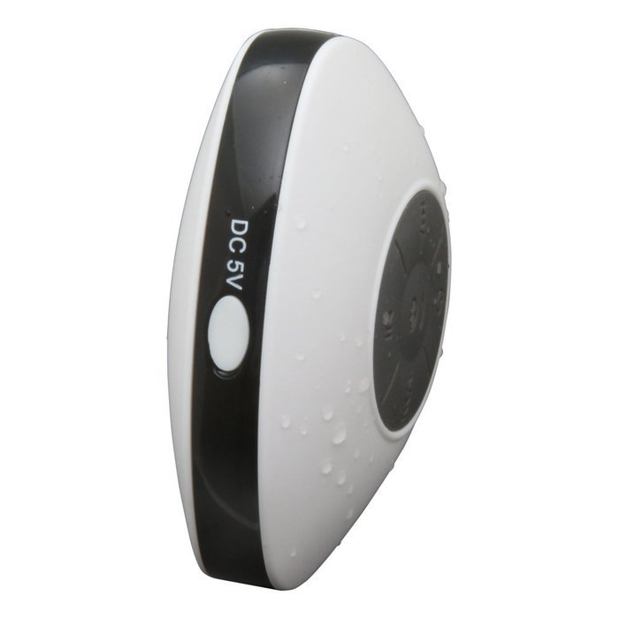 Rebono Waterproof Shower Stereo Bluetooth Speaker W/Mic & Suction Cup Mount, For Use With Latest Smartphone Devices...