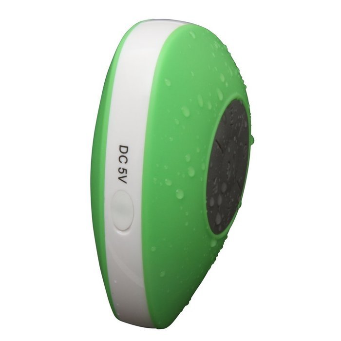 Rebono Waterproof Shower Stereo Bluetooth Speaker W/Mic & Suction Cup Mount, For Use With Latest Smartphone Devices... N5