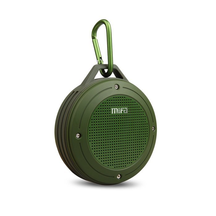 MIFA F10 IP56 Outdoor Bluetooth 4.0 Speaker Army Green Color,Built-in mic,Rechargeable battery,5Hours Playtime... N3