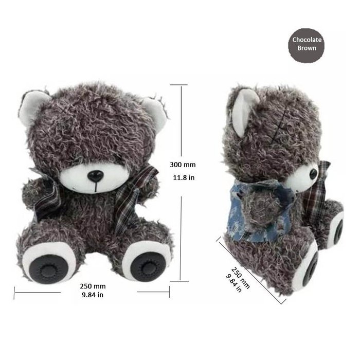 11.8 Inches Multifunctional Teddy Bear Plush Toy Bluetooth Wireless Micro SD Memory Card Stereo Speaker w/ FM... N13