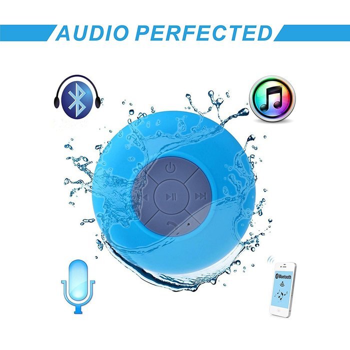 Wireless Bluetooth Speaker,Awinning BTS-06 Mini Portable Waterproof Bluetooth Wireless Stereo Shower Speakers... N4