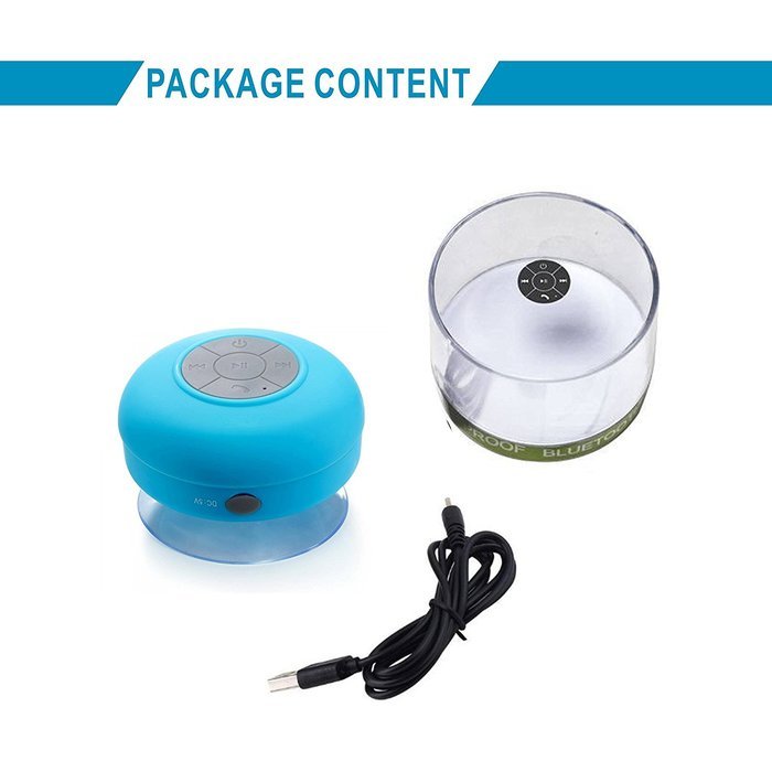 Wireless Bluetooth Speaker,Awinning BTS-06 Mini Portable Waterproof Bluetooth Wireless Stereo Shower Speakers... N6