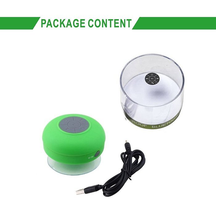 Wireless Bluetooth Speaker,Awinning BTS-06 Mini Portable Waterproof Bluetooth Wireless Stereo Shower Speakers... N13