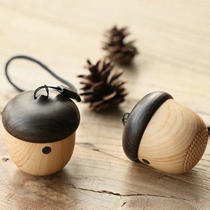 Ultra Mini Nut Bluetooth Speaker Super BASS Subwoofer MIC Stereo Speaker with small&elegant shape battery full... N6