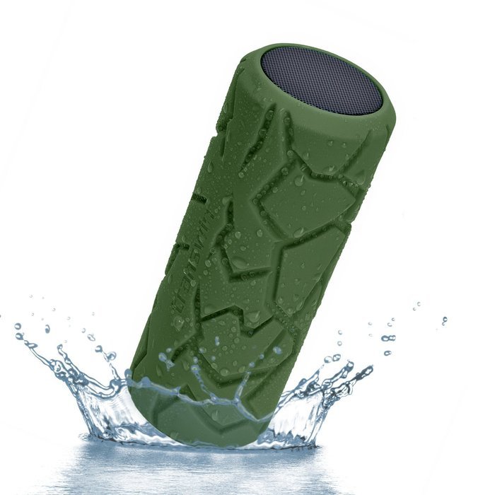 Transwin 958C Waterproof Wireless Bluetooth Speaker with Microphone - Blue N20