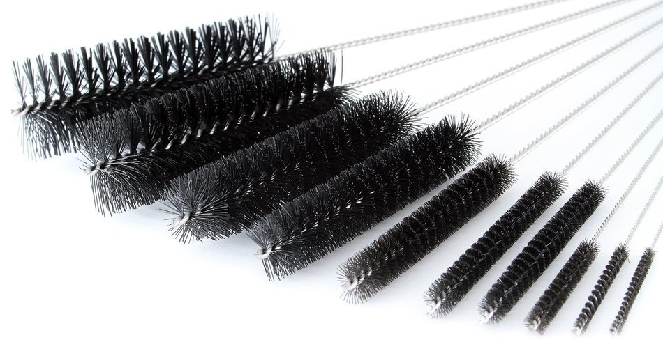 AOBOR 8 Inch Nylon Tube Brush Set - 2 Pack Cleaning Brushes Nylon Tube Brushes 20 pieces for Drinking Straws Glasses... N4