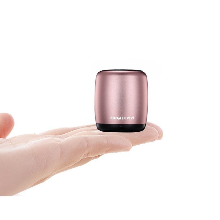 Ultra Portable Bluetooth Speaker by BOOMER VIVI Small Metallic Body 3W Bass Dynamic Sound Compact Design With... N7