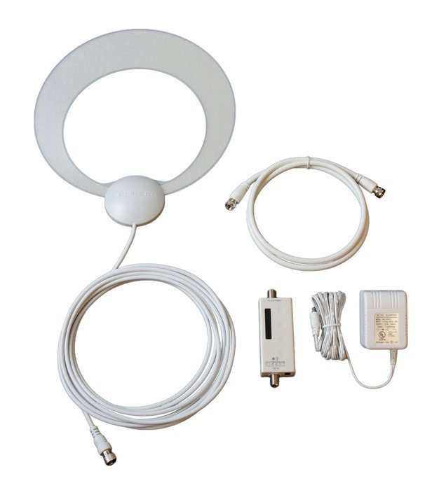 ClearStream Eclipse Amplified Indoor HDTV Antenna with Sure Grip Technology - 50 Mile Range