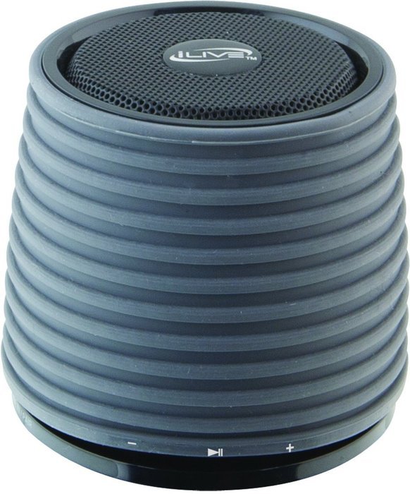 iLive GrooveTunes Wireless Bluetooth Speaker (Grey)