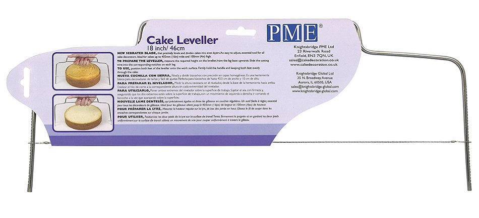 Knights Bridge Global Local PME Cake Leveller, 18-Inch