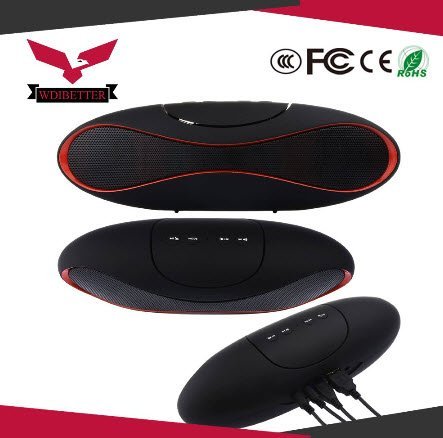 Black iHome Portable Rechargeable Bluetooth Speaker N2