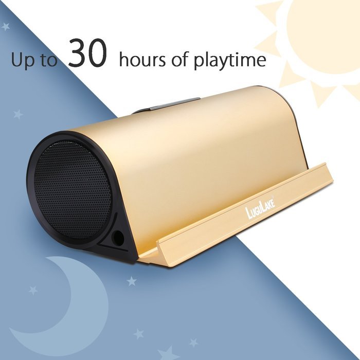 LuguLake II 10Watt Portable Bluetooth Speaker with 4000mAh External Battery Pack, Aluminum Stand Dock for iPhone... N6