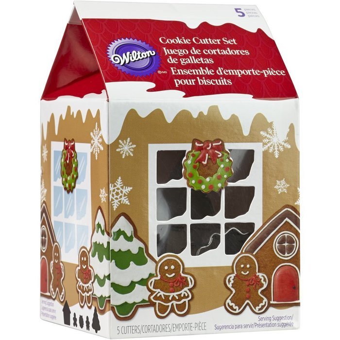 Wilton 2308-0574 Milk Carton Vintage Cookie Cutter Set N6