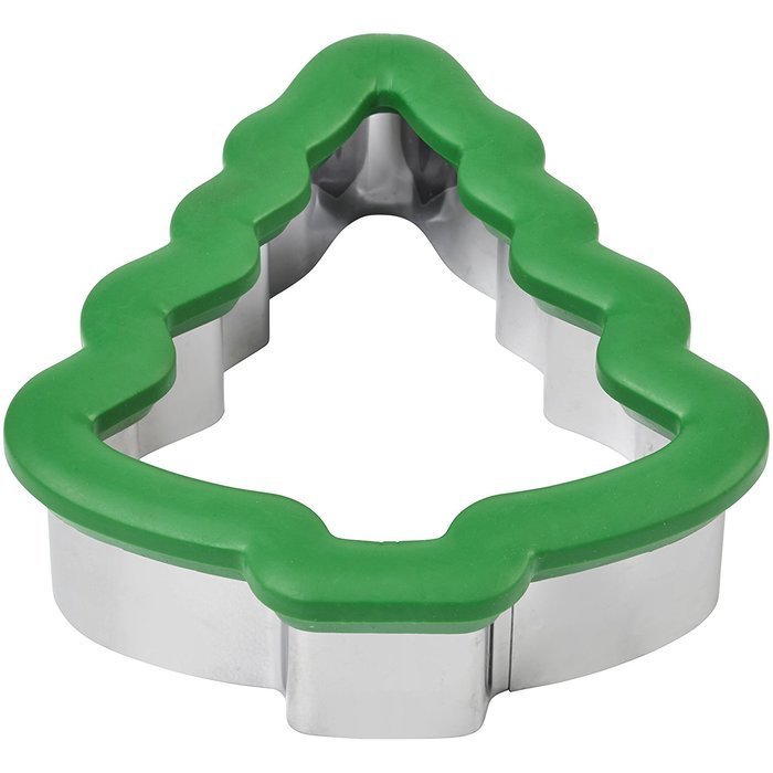 Wilton Christmas Tree Comfort Grip Stainless Steel Cookie Cutter N3