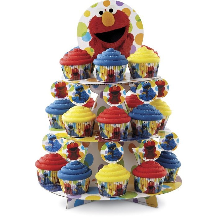 Wilton 1512-3470 Sesame Street Cupcake Tower, Multicolor N2