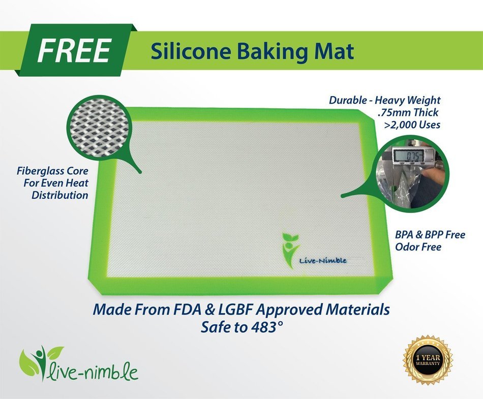 Best Stainless Steel Cooling Rack with Bonus Silicone Baking Mat. Roast Bacon and Delicious Low-fat Chicken and... N2