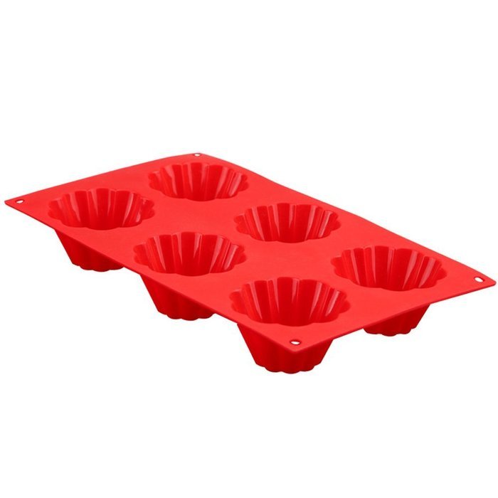 TFDSY 6 Cavity Silicone Non Stick Cake Bread Mold Chocolate Cupcake Muffin Baking Pan Mould Tray N4
