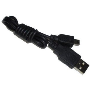 HQRP USB to mini USB Cable USB charging cable for 808 Audio Canz Boombot2 Gunmetal Gray Topo Yellow Sriracha Red... N2