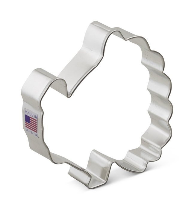 Ann Clark Turkey Cookie Cutter - 4 Inches - Tin Plated Steel