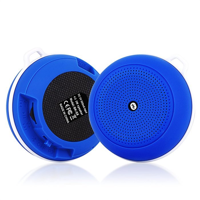 FULiYEAR Portable Bluetooth Speakers Mini for Camping Hiking Climbing Outdoor Sports - Blue N9