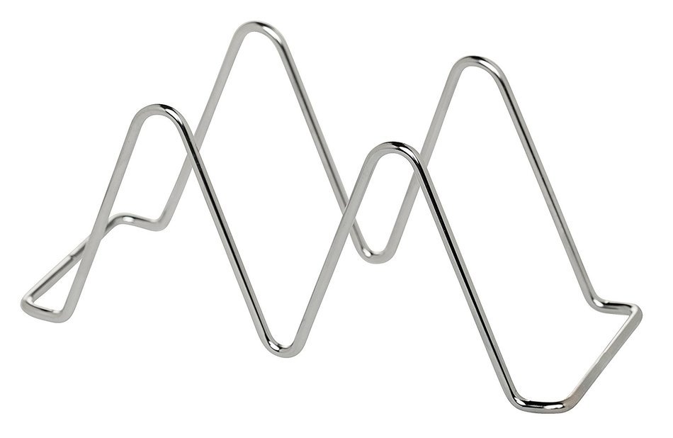 Harold Import Company HIC Taco Rack, Silver, Set of 2