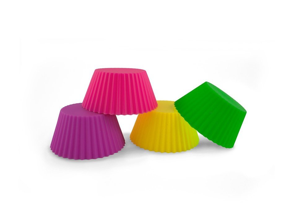 Grazia&reg; 24 Pack Reusable Silicone Baking Cups/Cupcake Liners - Lifetime Guarantee - Dishwasher Safe! N2
