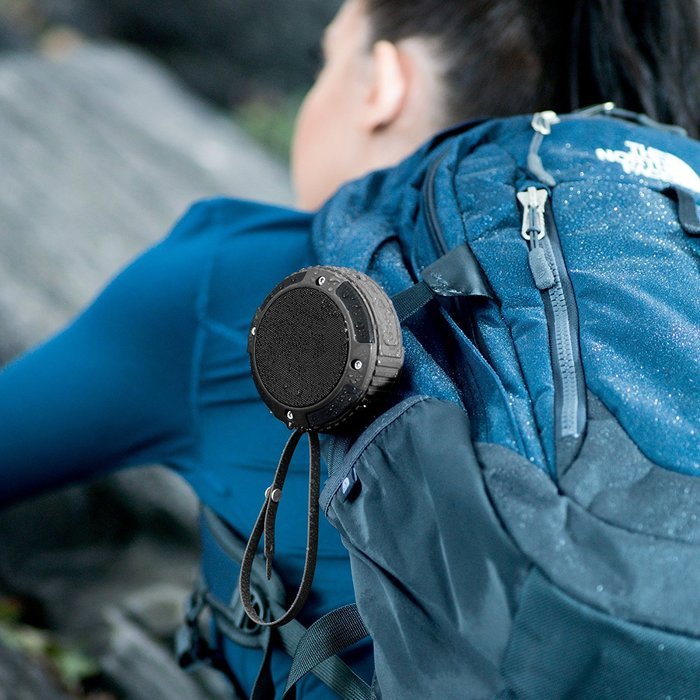 Merkury Innovations Xplorer 5W Rugged Wireless Bluetooth Speaker. Built-in Speakerphone, Playback & Volume Controls... N7