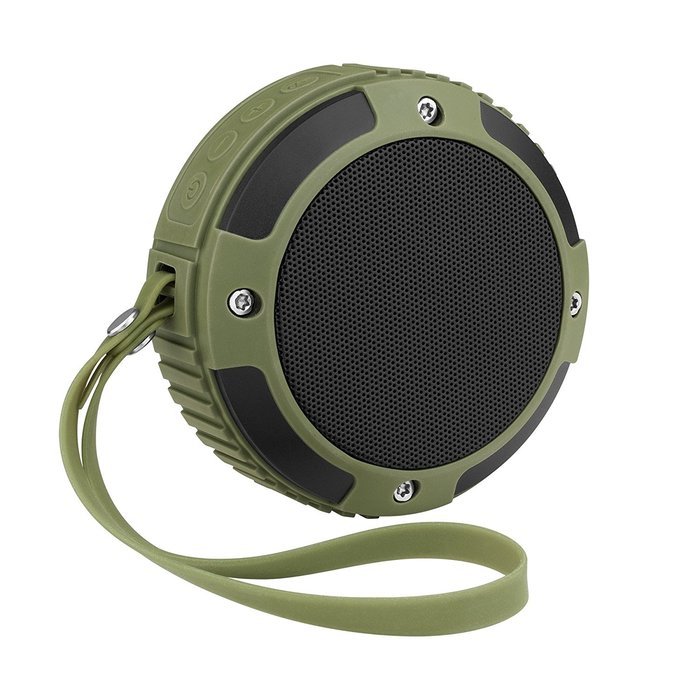 Merkury Innovations Xplorer 5W Rugged Wireless Bluetooth Speaker. Built-in Speakerphone, Playback & Volume Controls... N10