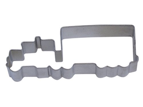 CybrTrayd RM-1045 R&M Big Rig Tractor Trailer 5.5" Cookie Cutter, Metallic