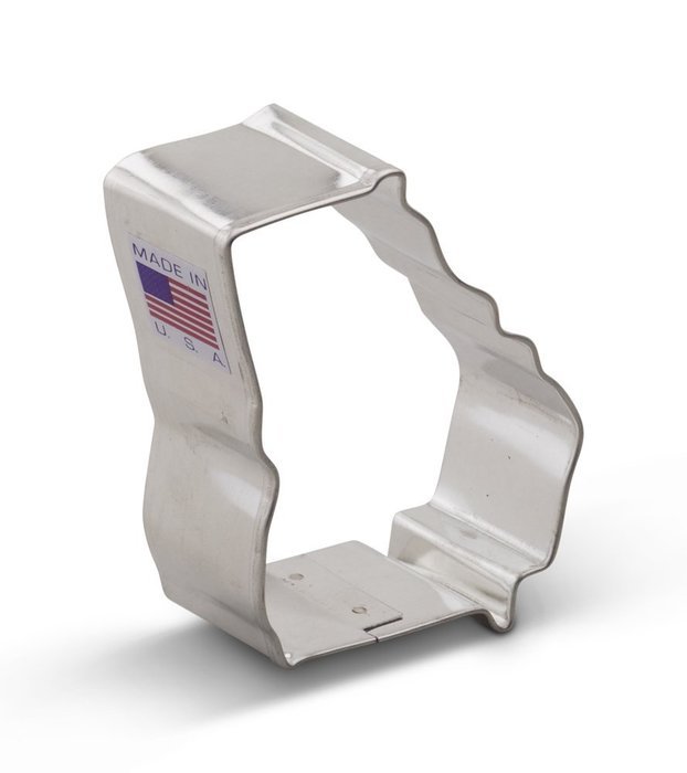 Ann Clark Georgia Cookie Cutter - 3 Inches - Tin Plated Steel