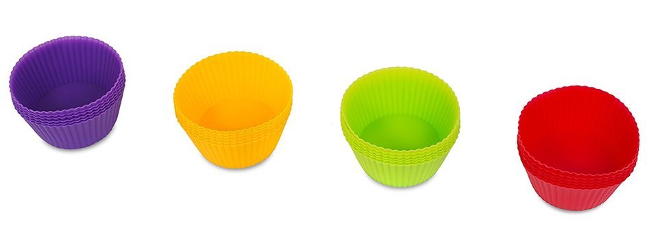 Internet's Best Silicone Large Baking Cups | 24 Pack | Reusable Cupcake Liner | Non-Stick Heat Resistant Muffin... N2