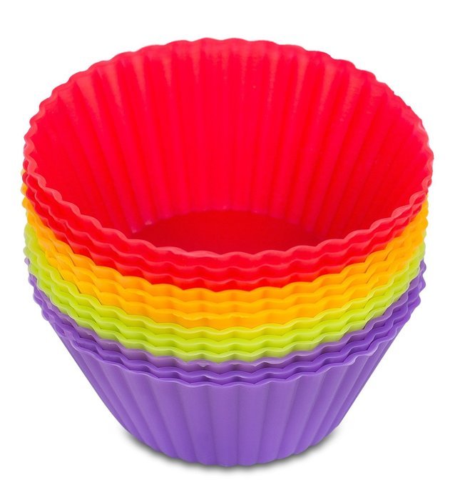 Internet's Best Silicone Large Baking Cups | 24 Pack | Reusable Cupcake Liner | Non-Stick Heat Resistant Muffin... N4