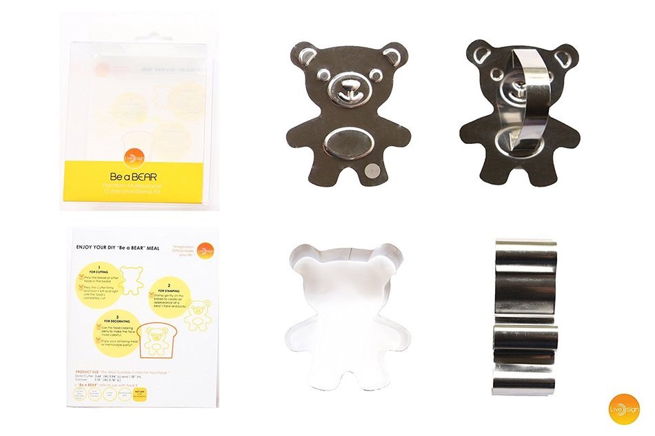 Cute Bear Sandwich Cutter for Kids - High Quality Stainless Steel Food Cutter & Sealer - Fun & Exciting Meals... N2