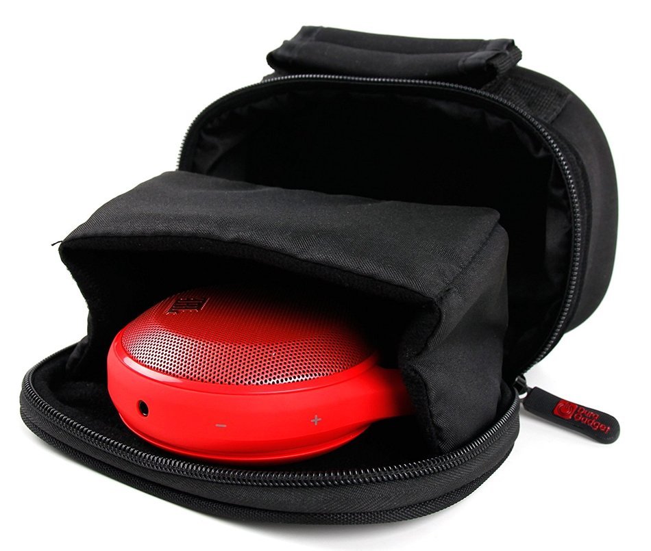DURAGADGET Shock-Absorbing & Ultra-Portable Neoprene Portable Speaker Case in Black for NEW JBL Clip+ / JBL Clip... N2
