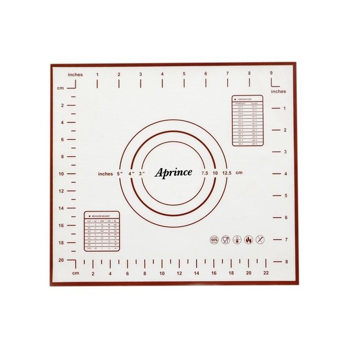 Aprince Silicone Non-Stick Baking Mat with Measurements, Non-Slip for Rolling Dough, Cookie Sheet Kneading Mat... N10
