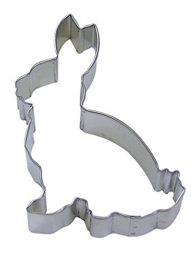 R&M Bunny 5" Cookie Cutter in Durable, Economical, Tinplated Steel
