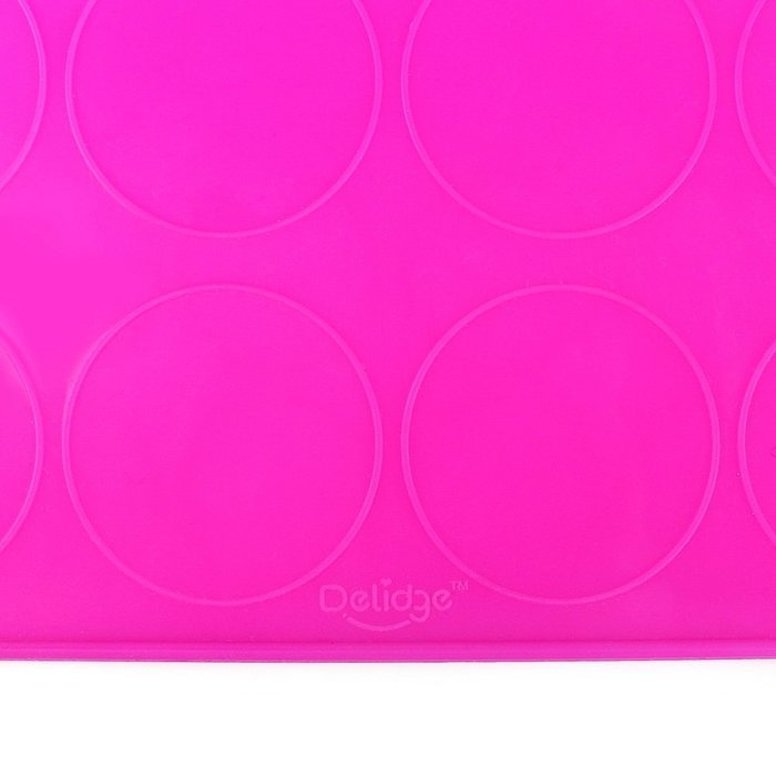 Delidge 20/48 Capacity Silicone Macaron Macaroon Baking Mat Sheet DIY Mold N6