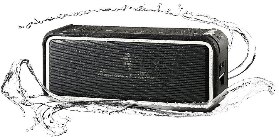 Bluetooth Speakers, Francois et Mimi Hydrolix 10W Hi-Fidelity IP67 Waterproof N2