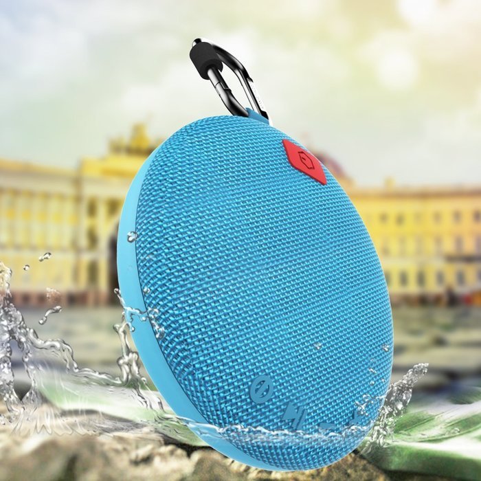 Ozzie Mini Wireless Portable Stereo Bluetooth 3.0 Waterproof Outdoor & Shower Speaker with Built in 800 mA Battery... N18