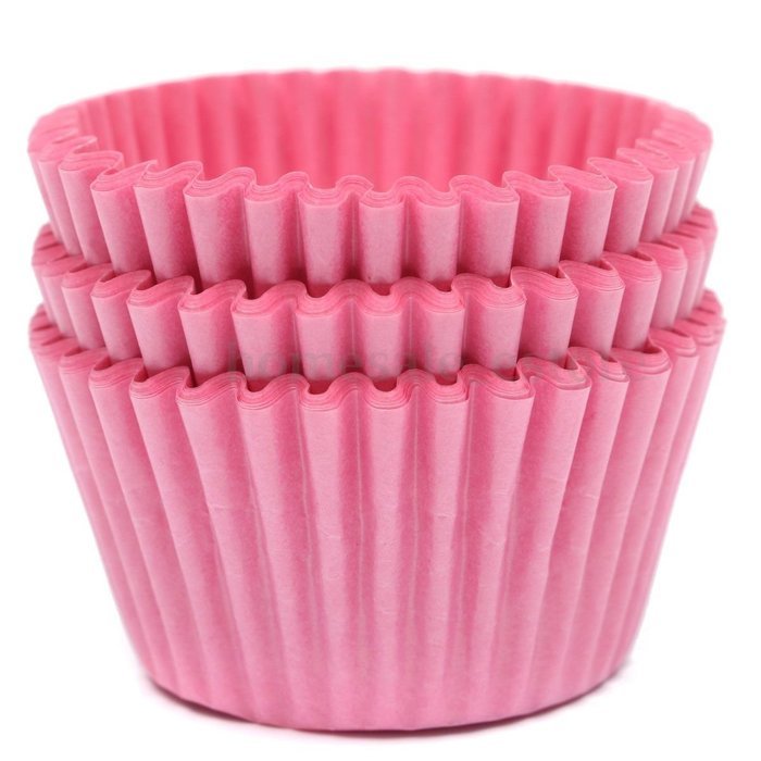 500pcs/Mini Standart Baking Cup for Cupcake and Muffin Baking paper Cup Trays for Wedding Party Birthday Decoration-Pink...