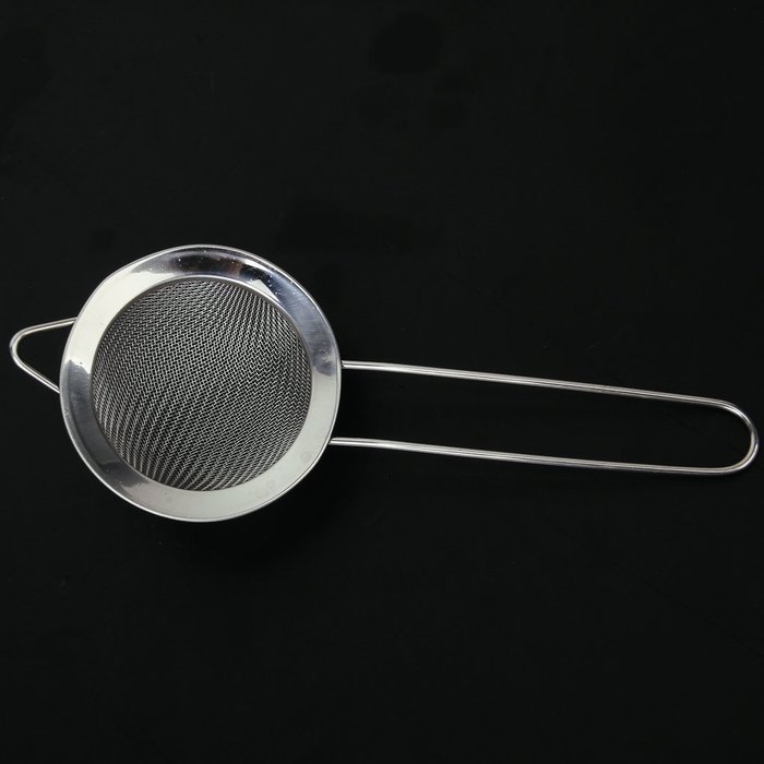 TOOGOO(R) Stainless Steel Double Layer Mesh Flour Sifter with Handle
