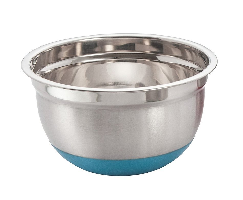 ExcelSteel 298 5-Quart Stainless Steel Non Skid Base Mixing Bowl N2